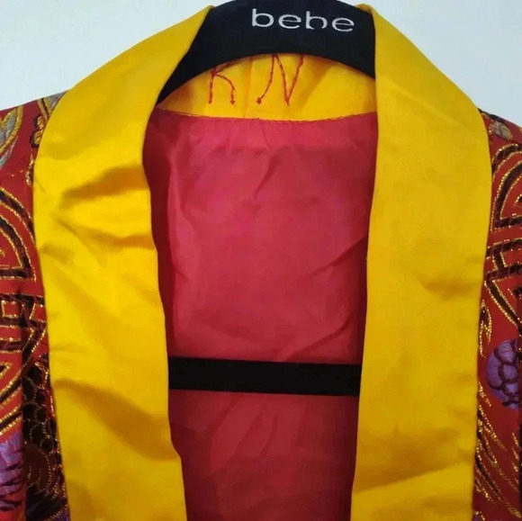 Vintage embroidered house kimono size Large - Picture 2 of 4